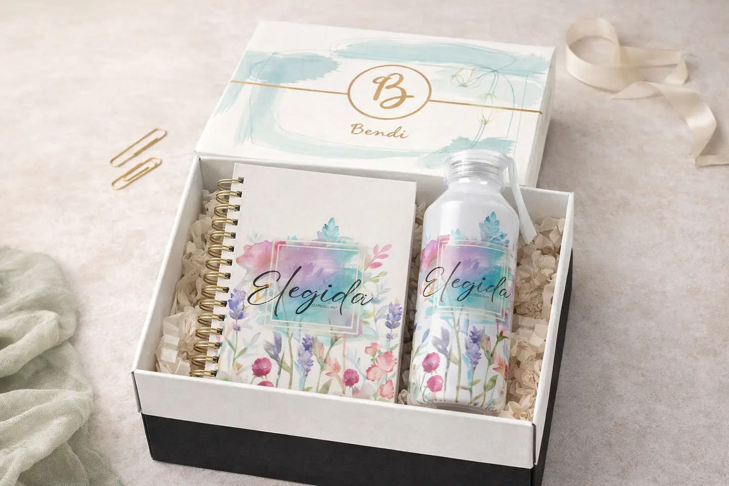 Pack Regalo Cuaderno Botella  1
