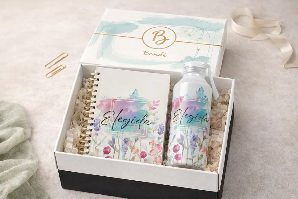 Pack Regalo Cuaderno Botella  1