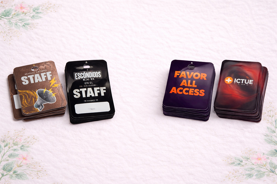 Credenciales de PVC 9X14 1