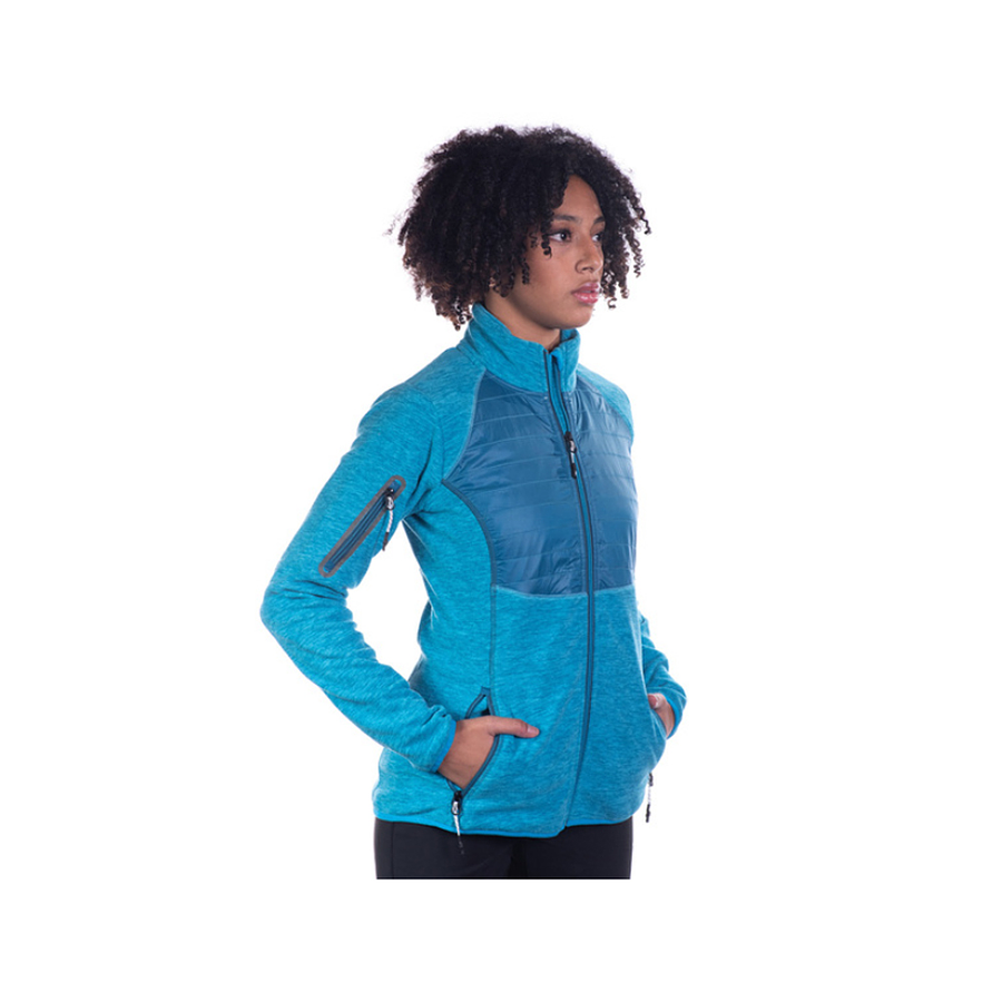 CHAQUETA MUJER NORTHLAND HIBRIDA ATHLETICA FLEECE ICE BLUE 02-0861651