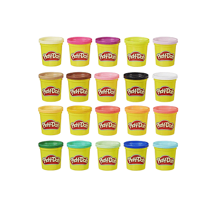 Play-Doh Súper Maletín 20 Latas Hasbro A7924 Set Creativo Infantil