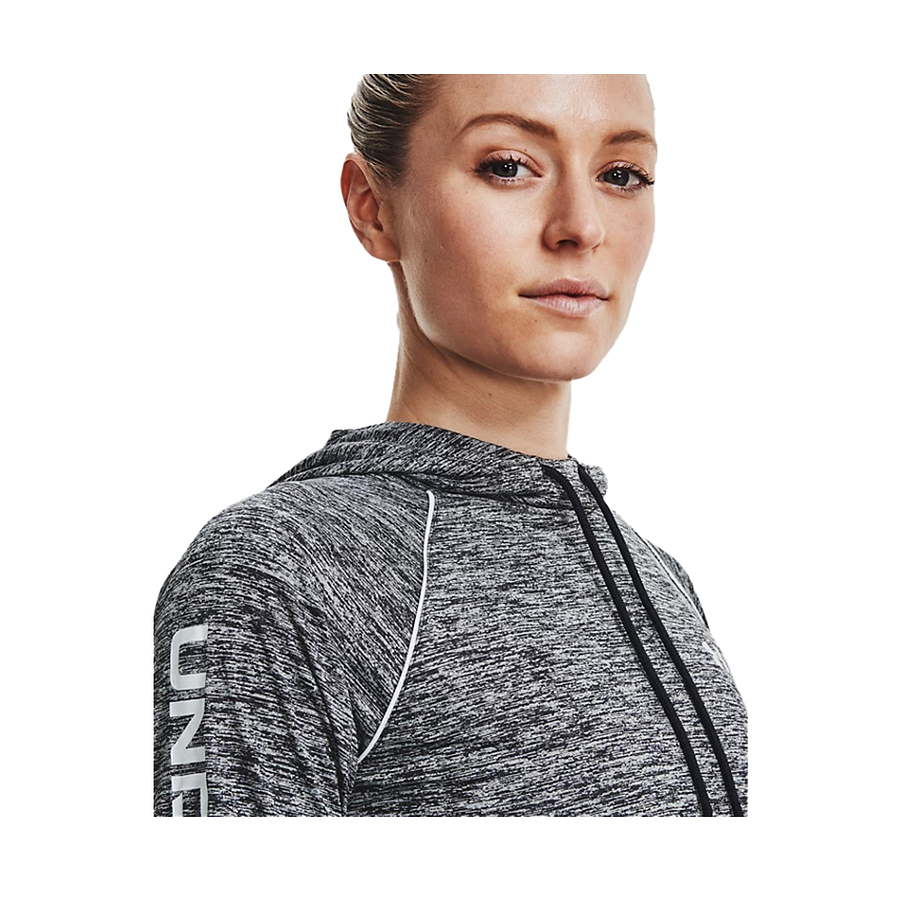 Poleron mujer Under Armour Velocity Wordmark Hoodie 1362868-001