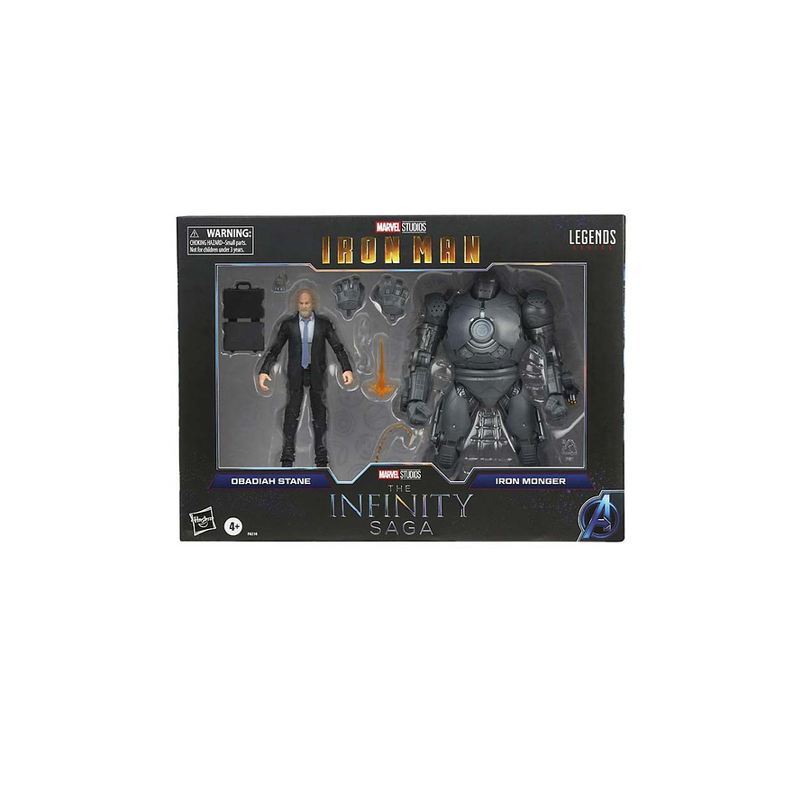 Figura Fan Marvel Legends Obadiah Stane & Iron Monger Hasbro F0218