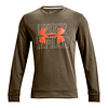 POLERÓN HOMBRE UNDER ARMOUR RIVAL TERRY LOGO CREW 1370391-361