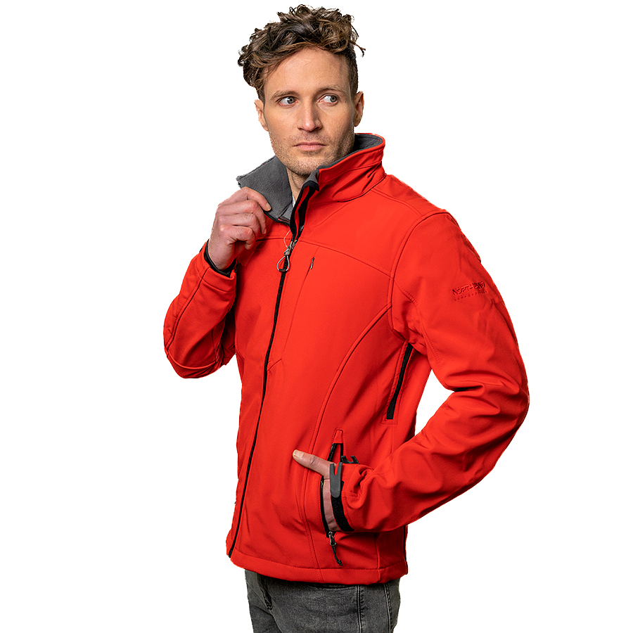 Chaqueta hombre Northland Softshell Lin Red 02-044342