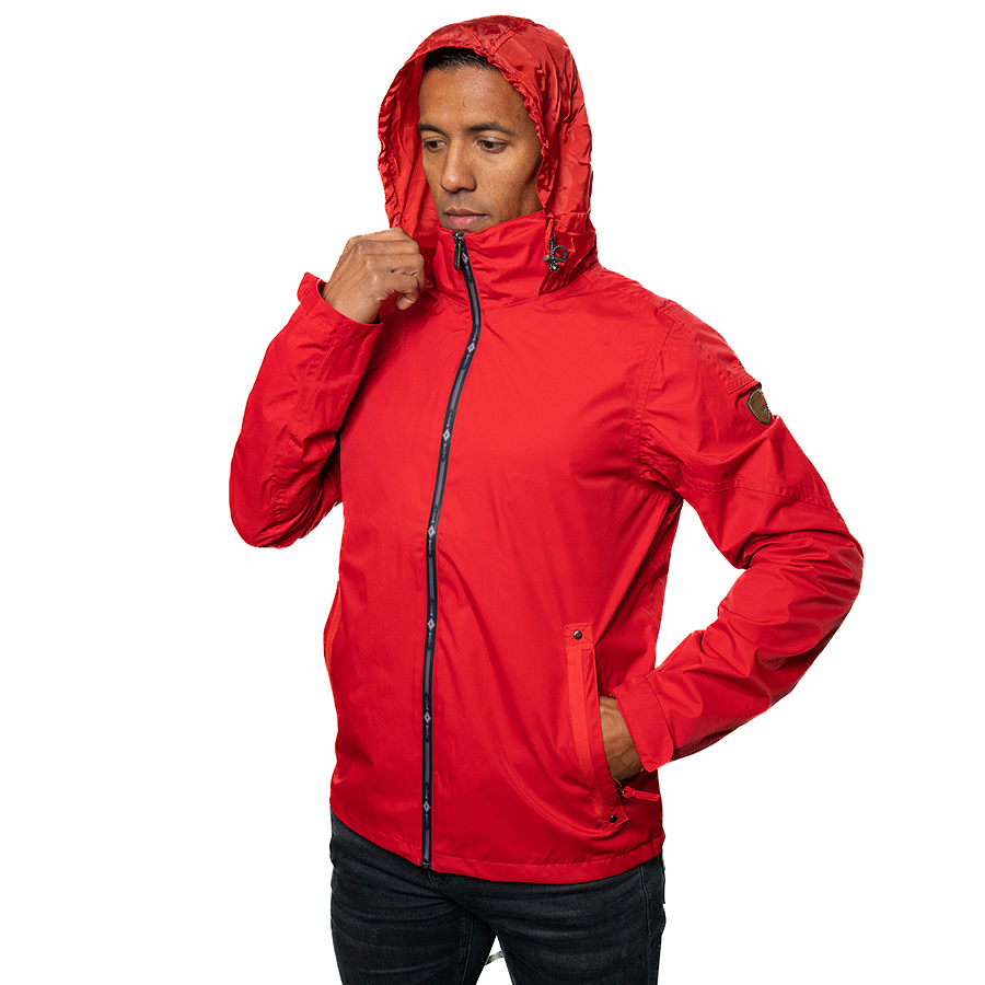 CHAQUETA HOMBRE NORTHLAND TAD IMPERMEABLE 5.000 RED 02-071272