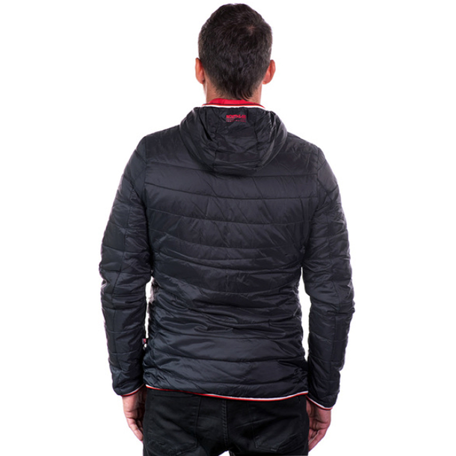 Parka hombre Northland Nlf Kapuzen Black/Red 02-087241