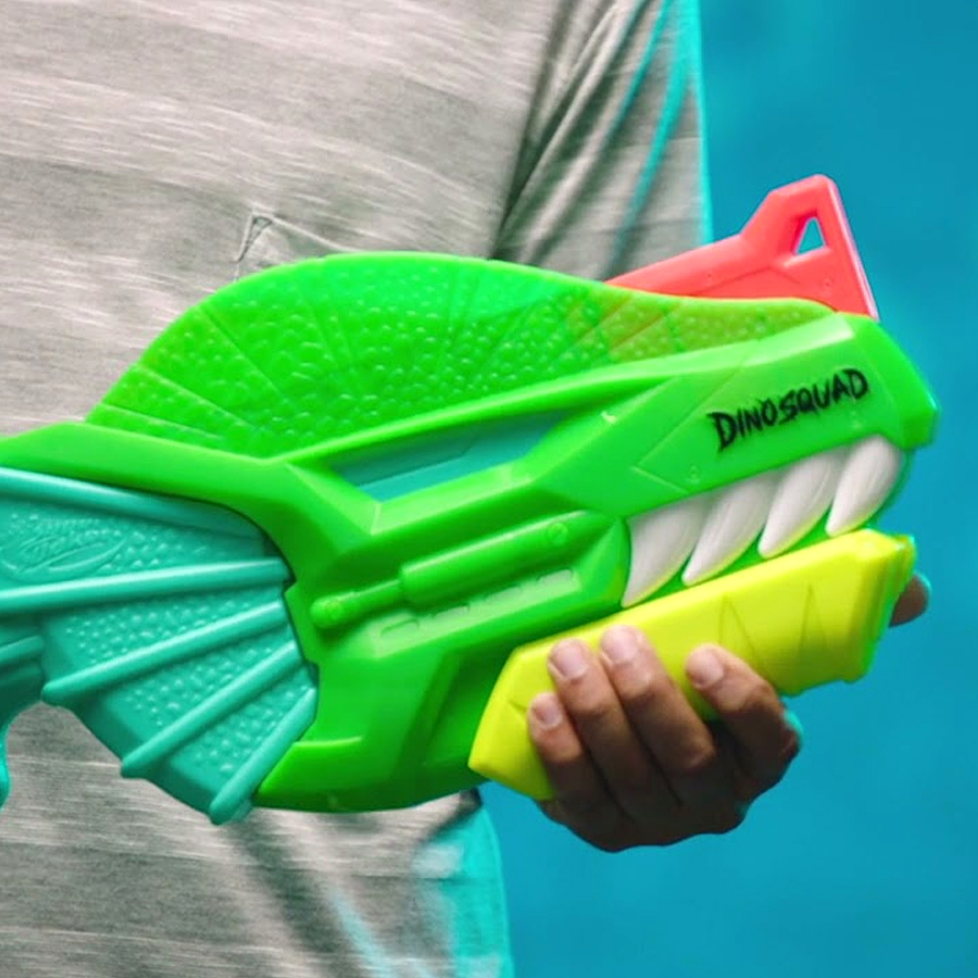 Lanzador de Agua Nerf Supersoaker Dinosquad Dino-Soak Hasbro F0496