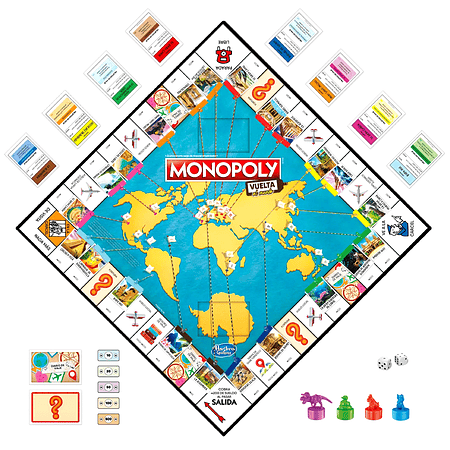 Juego de Mesa  Monopoly Vuelta al Mundo Hasbro F4007