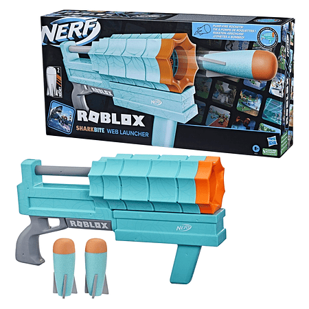 Lançador Nerf Roblox MM2 Shark Seeker Hasbro F2489