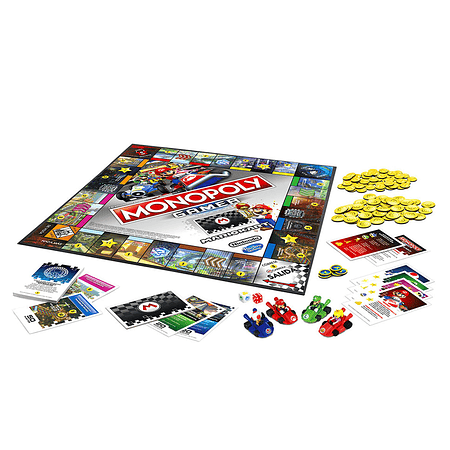 Juego de Mesa Monopoly Mario Kart Hasbro E1870