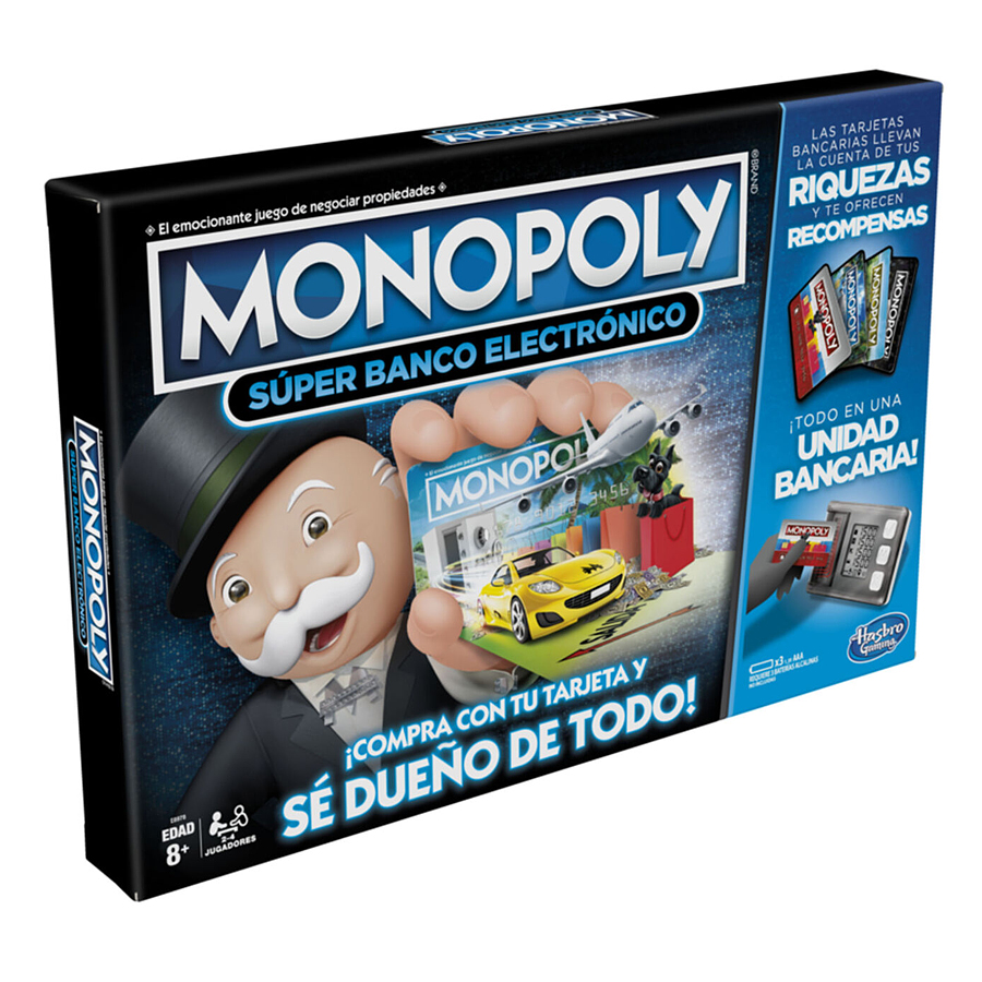 Juego de Mesa Monopoly Súper banco Electrónico Hasbro E8978