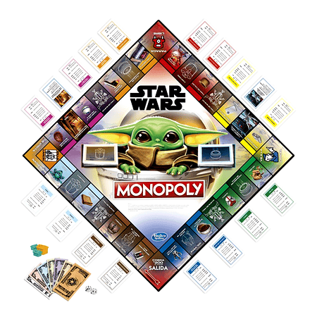 Juego de Mesa Monopoly Mandalorian The Child Hasbro F2013 