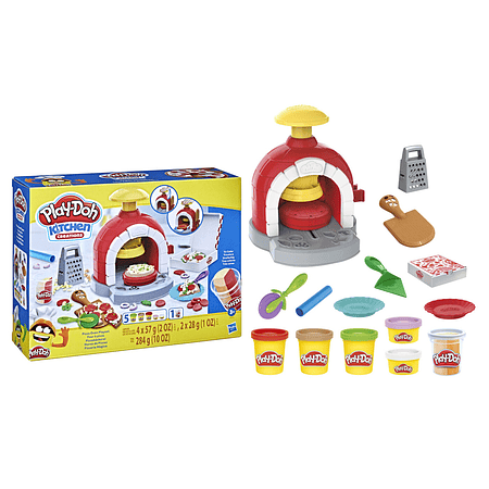 Play-Doh Horno de Pizzas Hasbro F4373 Set Creativo Infantil