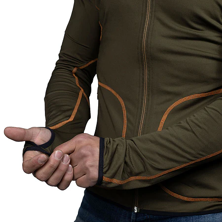 Polerón Deportivo Hombre Northland Speed Running Olive