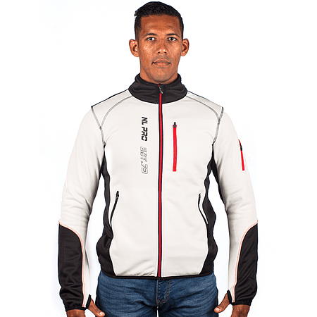 Poleron hombre Northland Pro Str Hakon White Black 02-0462416