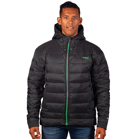 PARKA PLUMA HOMBRE RUSTY THERMO ECO DOWN NEGRO W6R2055