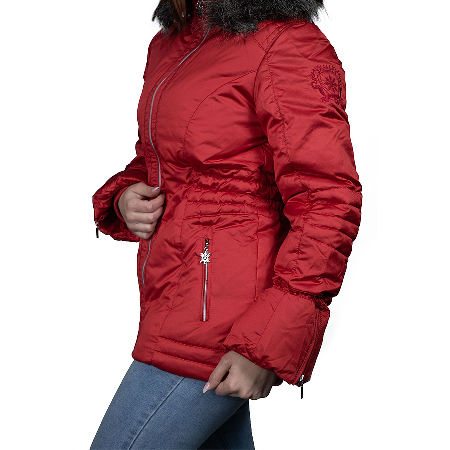 Parka mujer Northland Pluma Tani Roja 02-045912