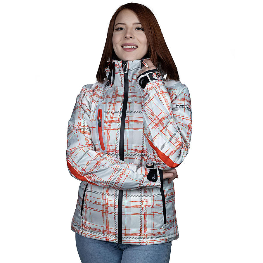 Parka mujer Northland Freski Printed Orange 02-0481236