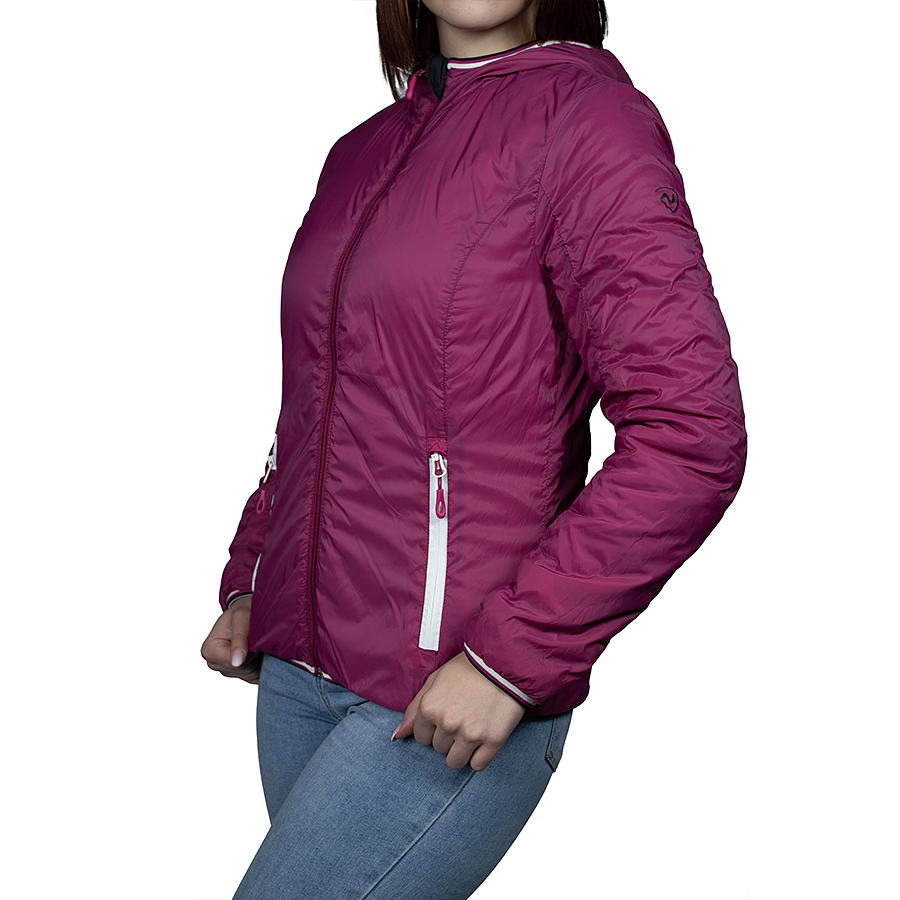 PARKA MUJER NORTHLAND PRIMALOFT NLF GORRO BLACK/CYCLAM 02-087141 