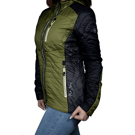 Parka mujer Northland Vipera Microloft Gorro Pesto 02-0844260