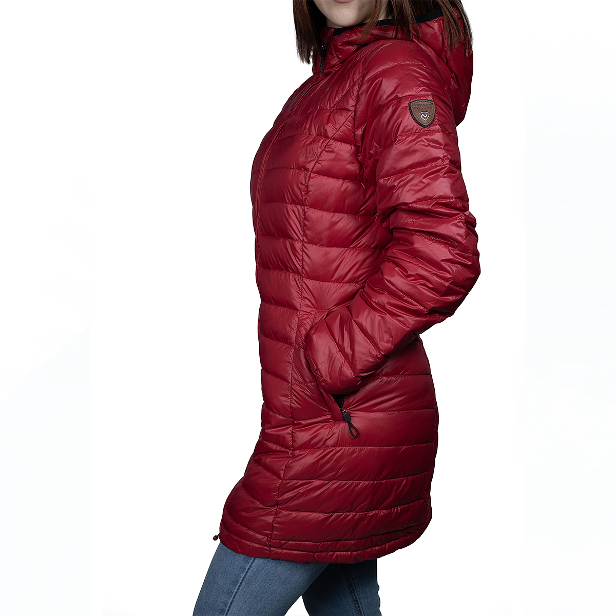 Parka Larga mujer Northland Taz Pluma Red 02-066452