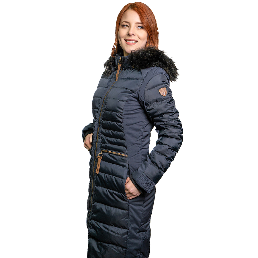 Parka Larga mujer Northland Lisa Daune Pluma 70/30 Dark Navy 02-0857714