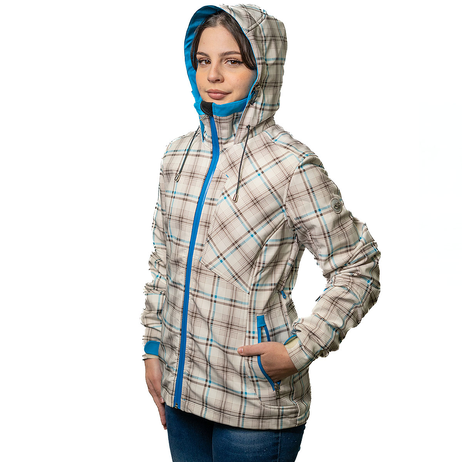 Parka Ski mujer Northland Storm Shell Cyber Cyan Blue 02-0381426