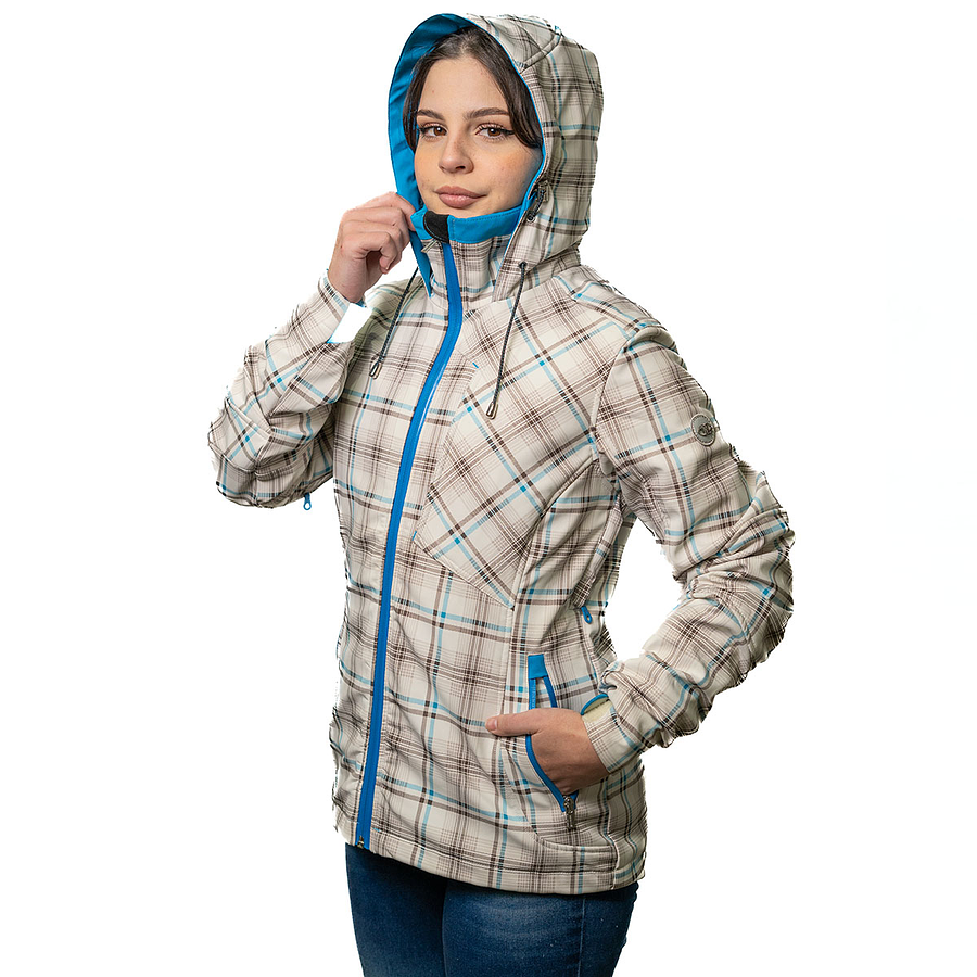 Parka Ski mujer Northland Storm Shell Cyber Cyan Blue 02-0381426