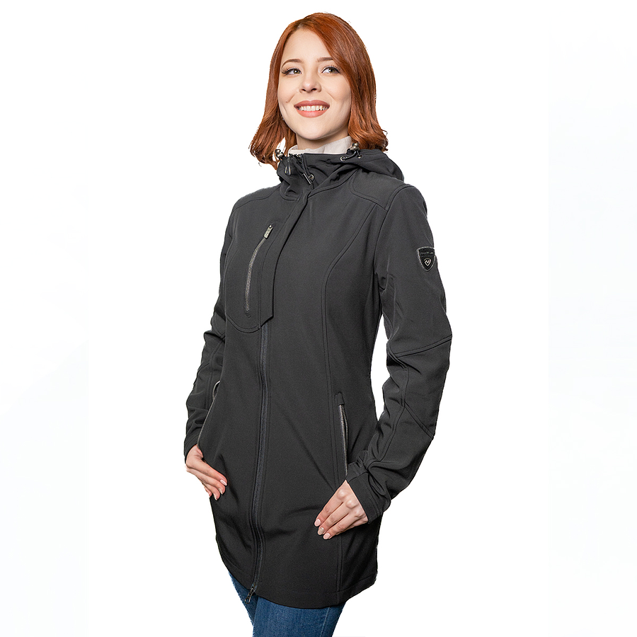 Parka mujer Northland Softshell Brokina Mantel Black 02-081781