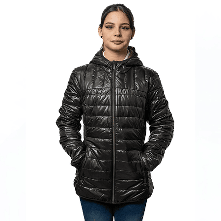 PARKA MUJER NORTHLAND ISA MICROLOFT KAPUZEN BLACK 02-073561