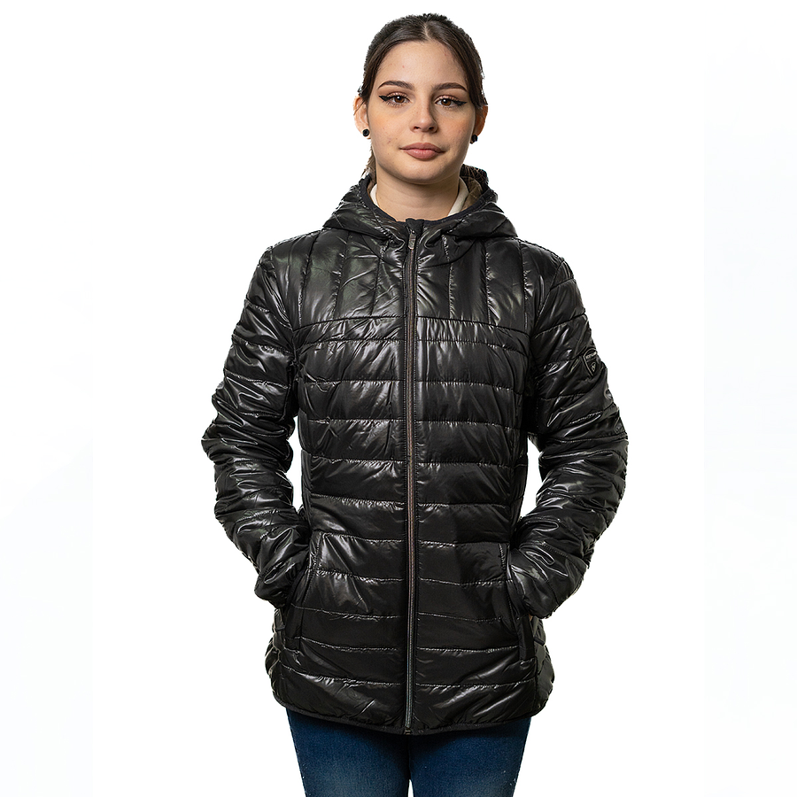 Parka mujer Northland Isa Microloft Kapuzen Black 02-073561