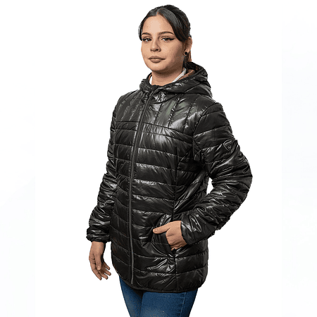 PARKA MUJER NORTHLAND ISA MICROLOFT KAPUZEN BLACK 02-073561