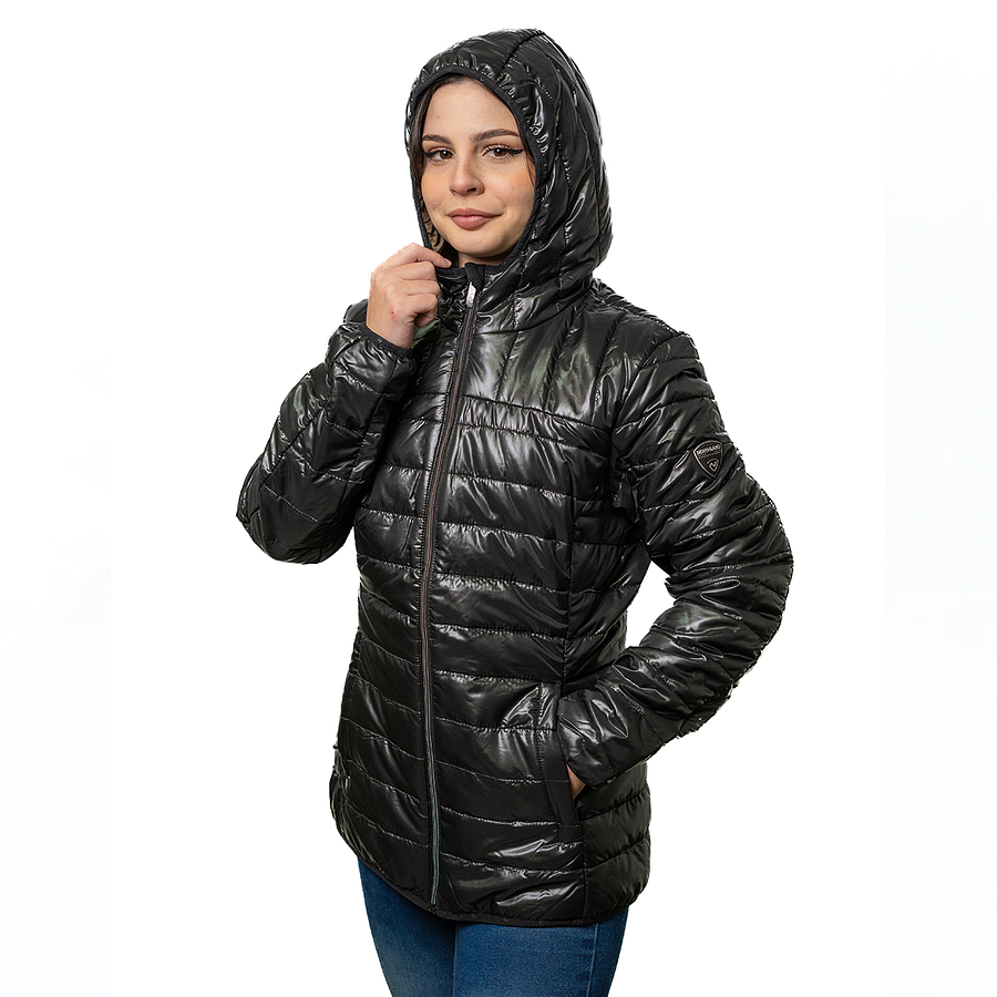 Parka mujer Northland Isa Microloft Kapuzen Black 02-073561