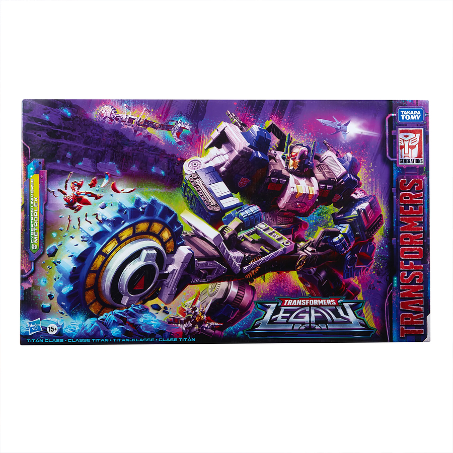 Figura Fan Transformers Legacy Series Titan Cybertron Universe Metroplex F2986