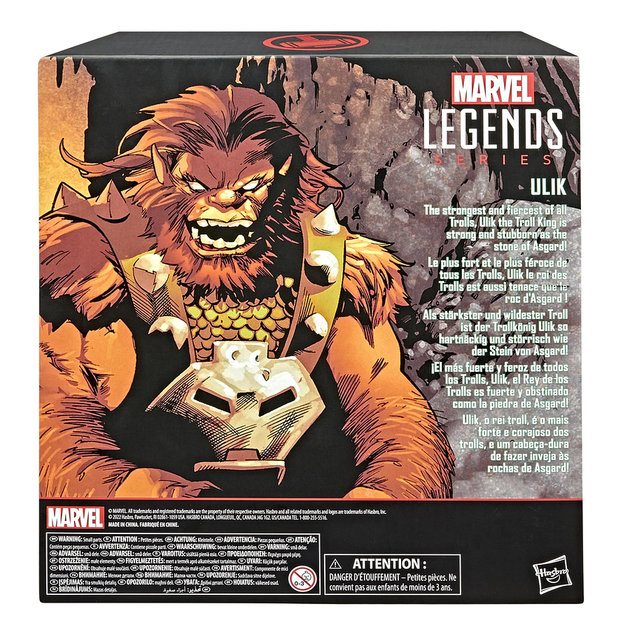 Figura Fan Marvel Legends Thor - Ulik the Troll King F3422