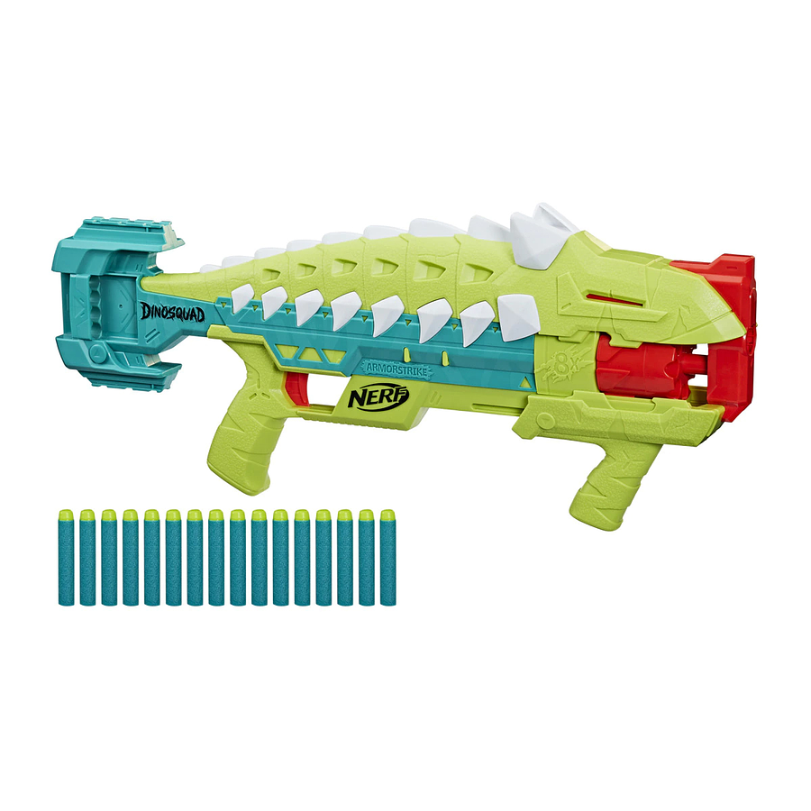 Lanzador Nerf Dinosquad Ankylo Thrash Hasbro F5871