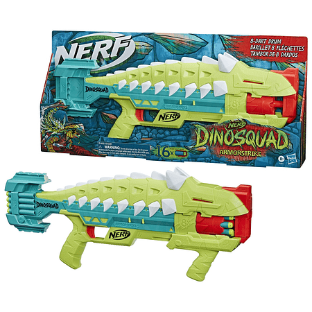 Lanzador Nerf Dinosquad Ankylo Thrash Hasbro F5871