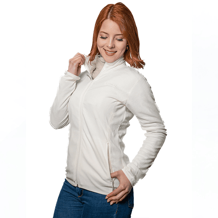 POLERON MUJER NORTHLAND HELIUM FLEECE IVORY 02-0354634