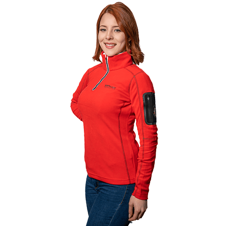 POLERON MUJER NORTHLAND POLAR PRO SKI ROJO 02-030312