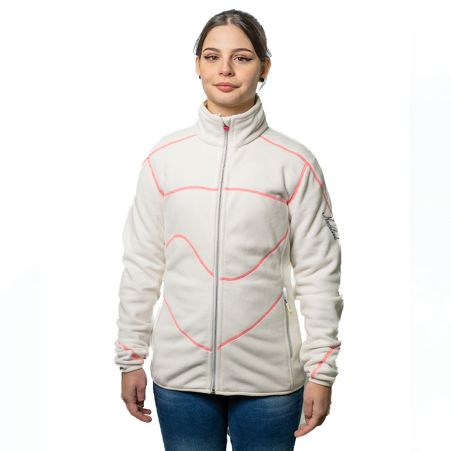 Poleron mujer Northland Polar Kylie White Neon Pink 02-0596216