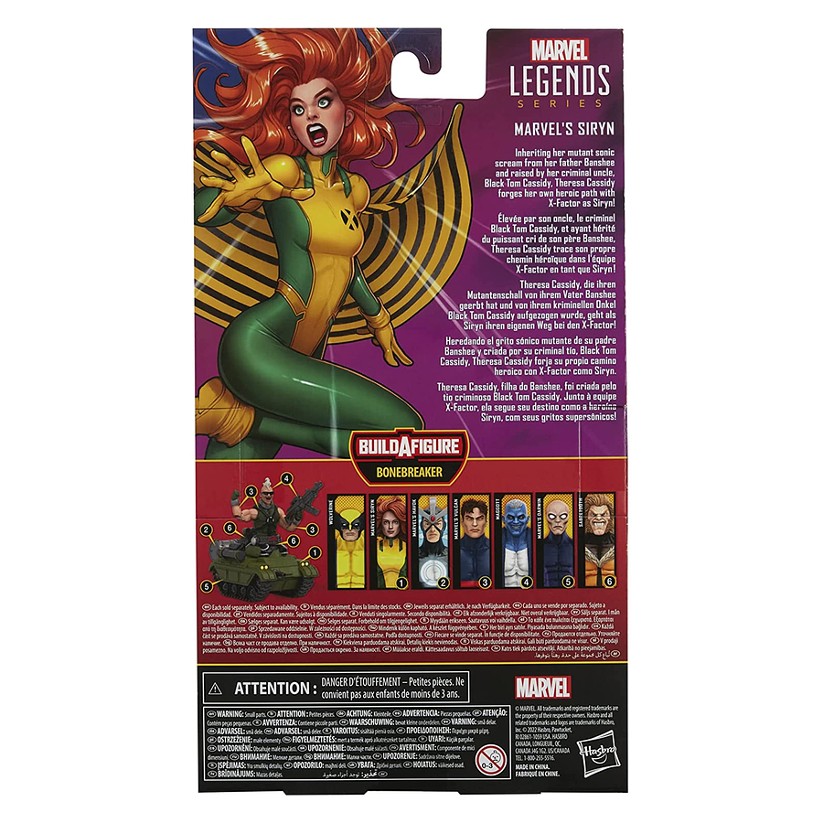 Figura Fan X-Men Legends Series Siryn Hasbro F3688