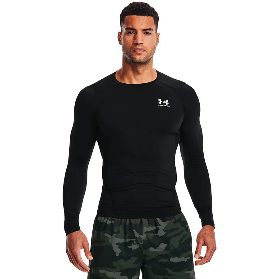 Polera manga larga HeatGear Armour Hombre 1361524-001