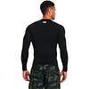 Polera manga larga HeatGear Armour Hombre 1361524-001