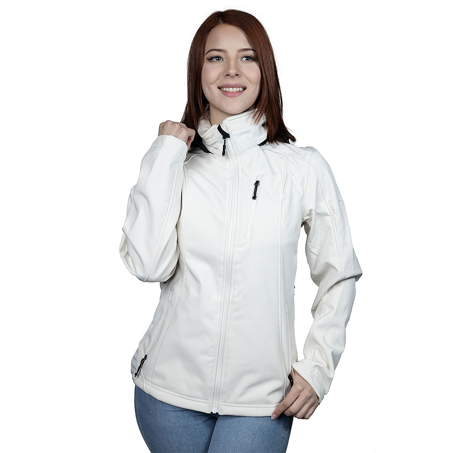 CHAQUETA MUJER NORTHLAND SOFTSHELL LINA IVORY 02-0443316