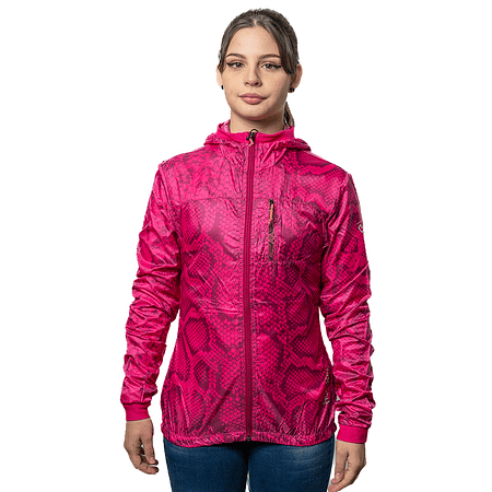 Chaqueta Cortaviento mujer Northland Aquila Funktions Fuchsia Print 02-0818175