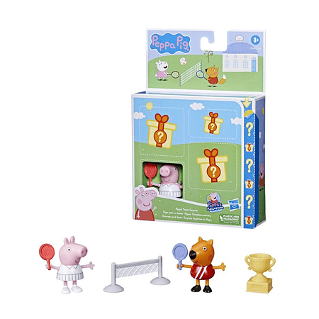 Figura Peppa Pig Sorpresa en el Tenis Hasbro F2520