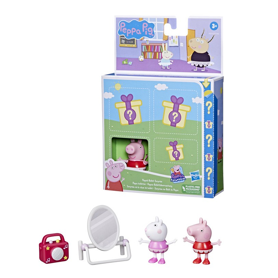 Figura Peppa Pig Sorpresa en la Clase de Ballet Hasbro F2521