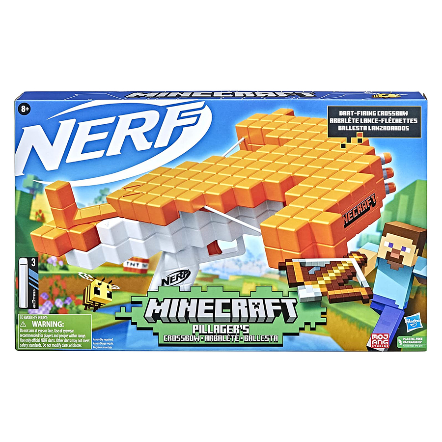 Lanzador Nerf Minecraft Carlton Hasbro F4418 