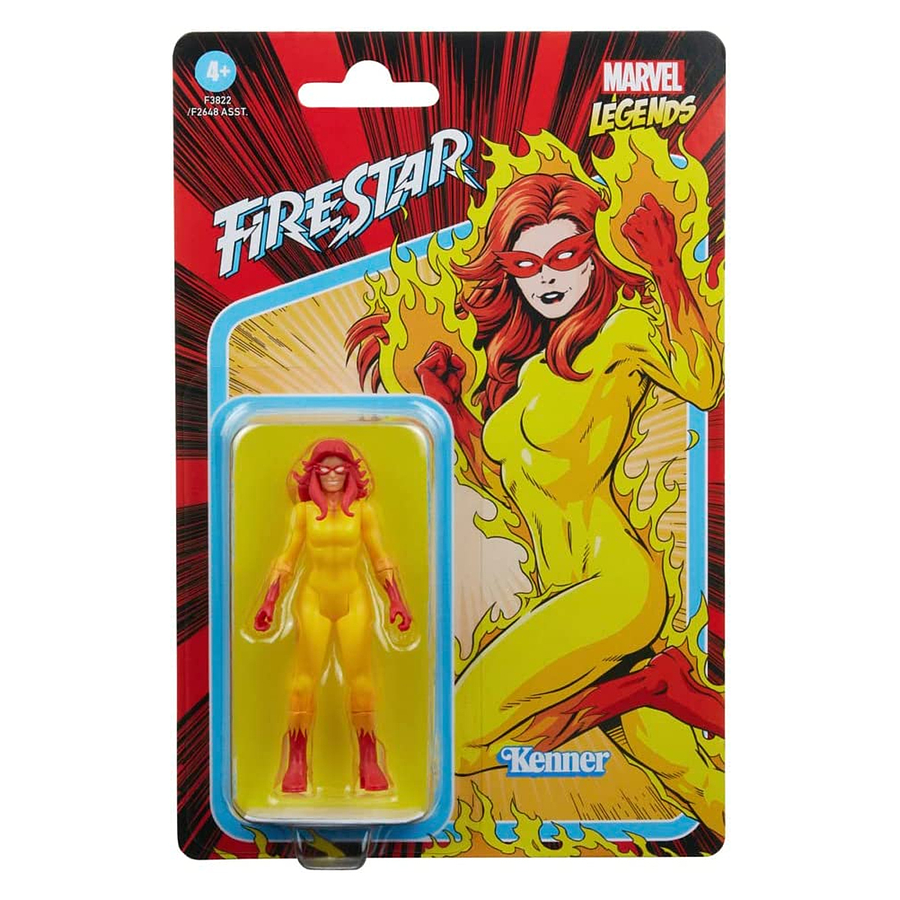 Figura Fan Marvel Legends Retro Fire Star F3822